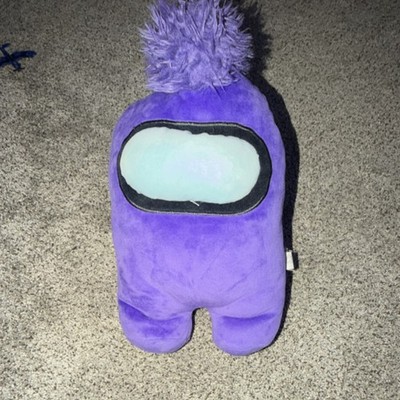 InnerSloth LLC Among Us Purple Crew Member Plush Doll with mohawk 