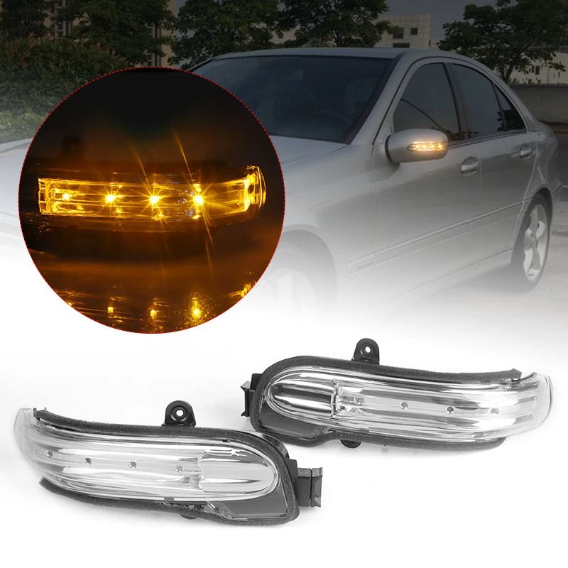 LED Side Mirror Turn Signal Indicator Light Fit For Mercedes-Benz W203 2004-2007 - Image 2 of 4