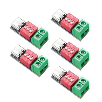 Teyleten Robot USB-C PD Trigger Board Module PD Decoy QC PD Fast Charging Tes...