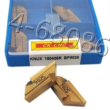 10 inserti in metallo duro KNUX 160405R BP9025 NUOVI!! Con fattura!!