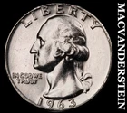 1963 Washington Quarter - Choice Gem Brilliant Uncirculated  Lustrous  #J9968