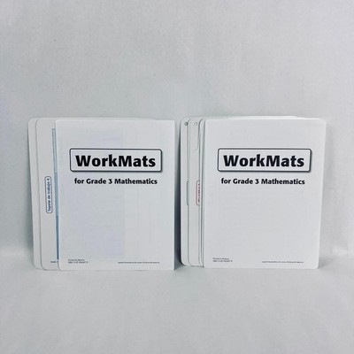 Packung Mit 2 Macmillan Mcgraw-Hill Grad 3 Math Workmats Lernen Werkzeuge