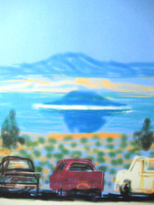 DAVID HOCKNEY LITHOGRAPHIE 50x35cm, LIMITIERT, SIGNIERT, NUMMERIERT + ZERTIFIKAT