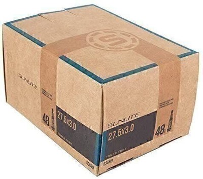 Sunlite Standard Presta Valve, 27.5 x 3.0 / 48mm Valve, Black/Black