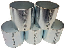 EGS Lot of 5 ETP 5300S 3" EMT Set Screw Coupling Zinc Plated Steel