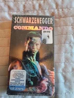 Commando Arnold Schwarzenegger VCR VHS New In Box