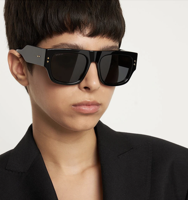NWT Gucci GG1262S-001 Black Grey Rectangle 54mm Sunglasses Gucci GG1262S 001 Black Grey Sunglasses - eye-oo.com main image 3