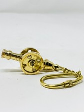 Handmade Solid Brass Keychain Vintage Style Key Ring for Men , Christmas Gift