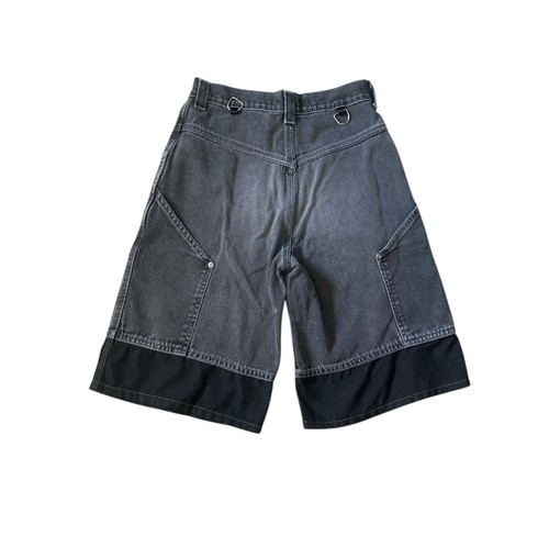 Pantalones Cortos De Colección Y2K Lee Pipes BMX Sueltos Denim Jean Para Hombre Talla Mediana en Gris - Imagen 6 de 9