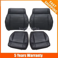 For 2008 2009 2010 2011 2012 Jeep Wrangler Driver & Passenger Leather Seat Cover