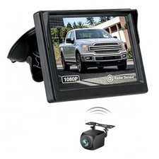 Alarm Sensor 1080P Backup Camera with 5 inch Monitor Rear View Reverse Camera