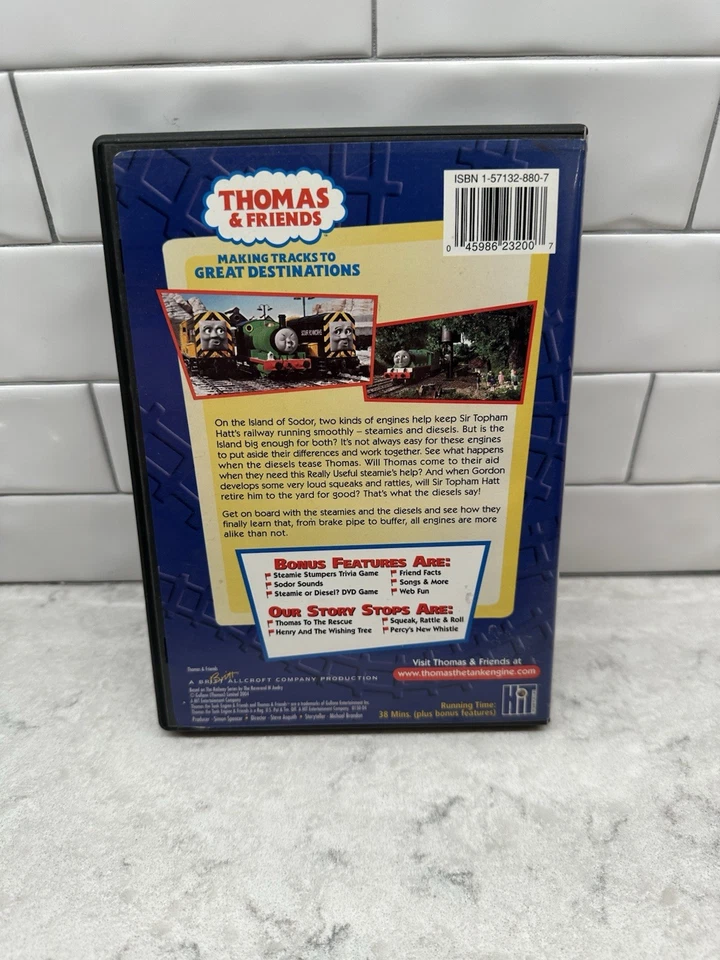 Thomas & Friends: Steamies VS Diesels (2004 DVD) Foto 2 de 4