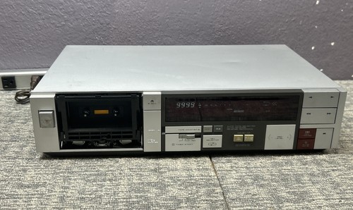 Raro lettore cassette stereo AKAI HX-R5 parti Asis argento vintage 71321 - Foto 1 di 8