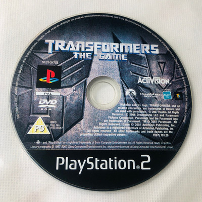 Videospiel Transformers Das Spiel Nur Disc Sony PlayStation 2 PS2