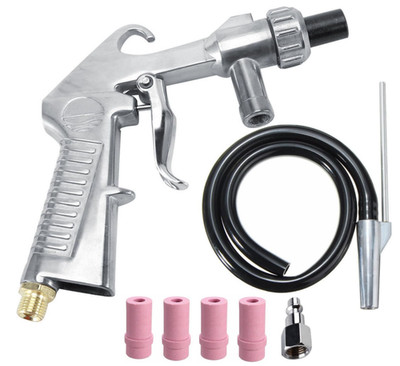 Kit Pistola De Chorro De Arena Con Boquilla Para Eliminar Óxido Y Limpieza. Nuev