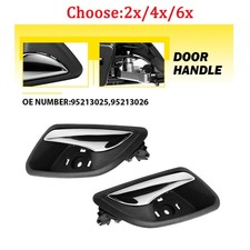 Door Handle For 11-15 Chevrolet Cruze Front Rear Left Inner Black Housing 2-6x