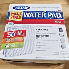 BestAir A10W Aprilaire 10 Paper Wick Waterpad 2 Pack NEW filter honeywell