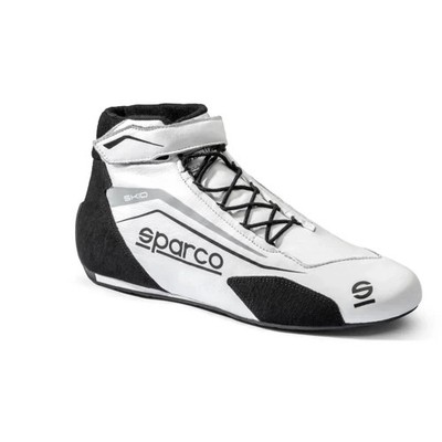 Race Racing Rallye Schuhe Sparco SKID (FIA SFI) weiß - Größe 42