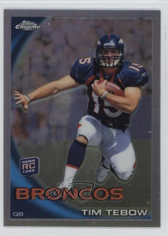 2010 Topps Chrome Refractor Tim Tebow #C100 z7j