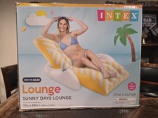 Intex SUNNY DAYS  (71 x 53) YELLOW Floating R...
