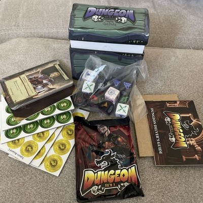 Dungeon Roll Fantasy Dice Game Complete 2013 Kickstarter Variant Box Unplayed