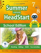 Lumos Summer Learning HeadStart - Grade 7 to 8, Student Copy: Bridge to Succ...
