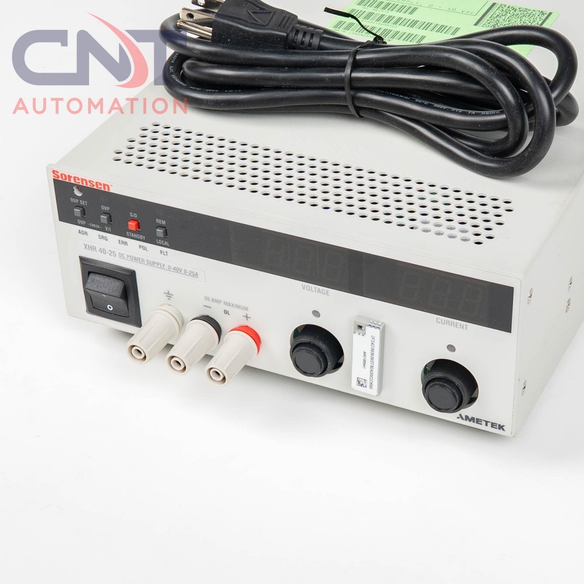 Ametek / Sorensen / Xantrex XHR 40-25 Programmable DC Power Supply