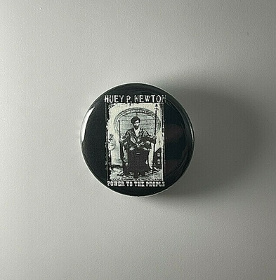 #ad Black Panther Power To The People Huey P. Newton 1.25quot; Button B004B125 Pin Badge $3.99