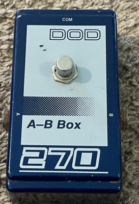 DOD A-B BOX 270 Selecter Switch Guitar Effect Pedal