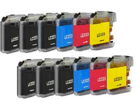 12X Patronen FüR Brother LC223 DCP-J4120DW MFC-J4420DW J4620DW J4625DW J5320DW