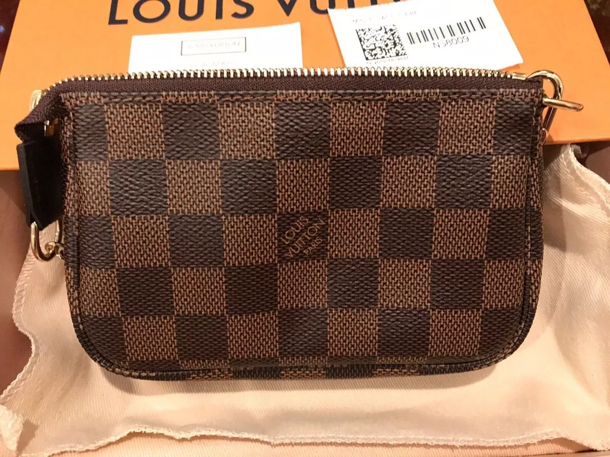 Louis Vuitton Mini Pochette Accessoires in Damier Ebene - SOLD