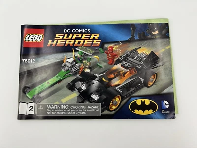 Lego DC Super Heroes 76012 Booklet #2 Instructional Manual Only - Image 1 of 2