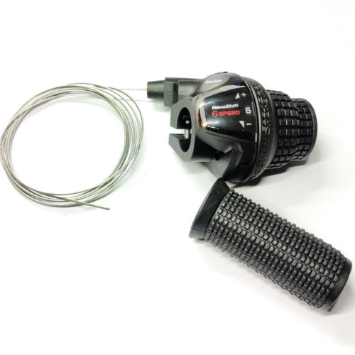 Shimano RevoShift SL-RS35 Twist Grip 6 Speed Right Shifter Black New