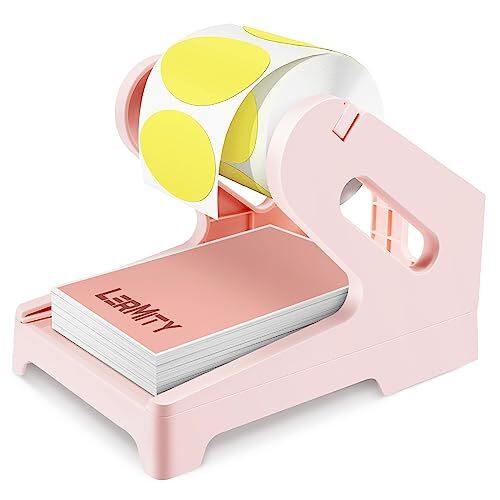 Label Holder Thermal Label Holder for Rolls and Fan-fold Labels, Shipping Pink - Picture 2 of 8