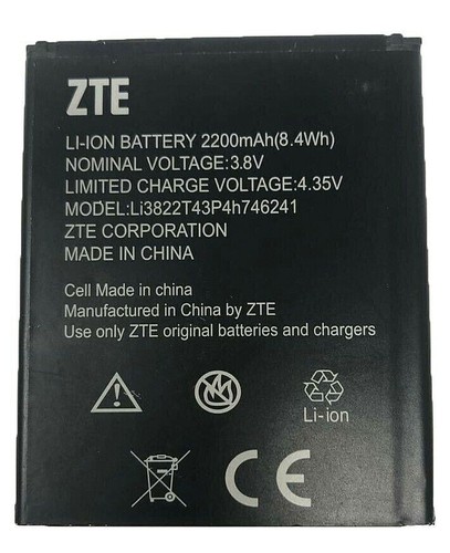 Batteria Li3822T43P4h746241 per ZTE Blade A465 A475 L4 Pro TWM Amazing X Originale - Foto 7 di 12