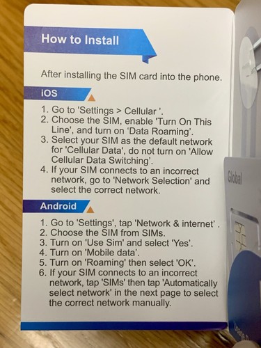 Carte SIM 4G/5G LTE, carte de données 30 Go support 365 jours pour AT&T, T-Mobile, Verizon - Photo 7 sur 9