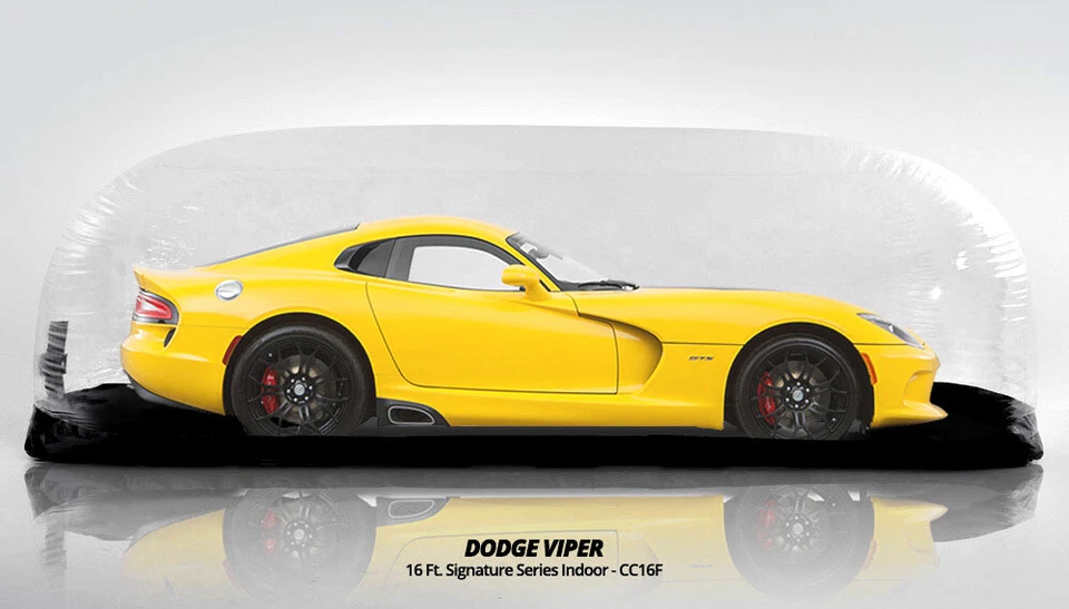 CarCapsule for Indoor Use 16' Car Cover Bubble 192"x78"x68" Capsule CC16F Foto 2 de 4