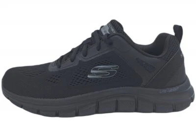 Skechers Herren Track Broader Schwarz Sneaker Schuhe 232698 BBK