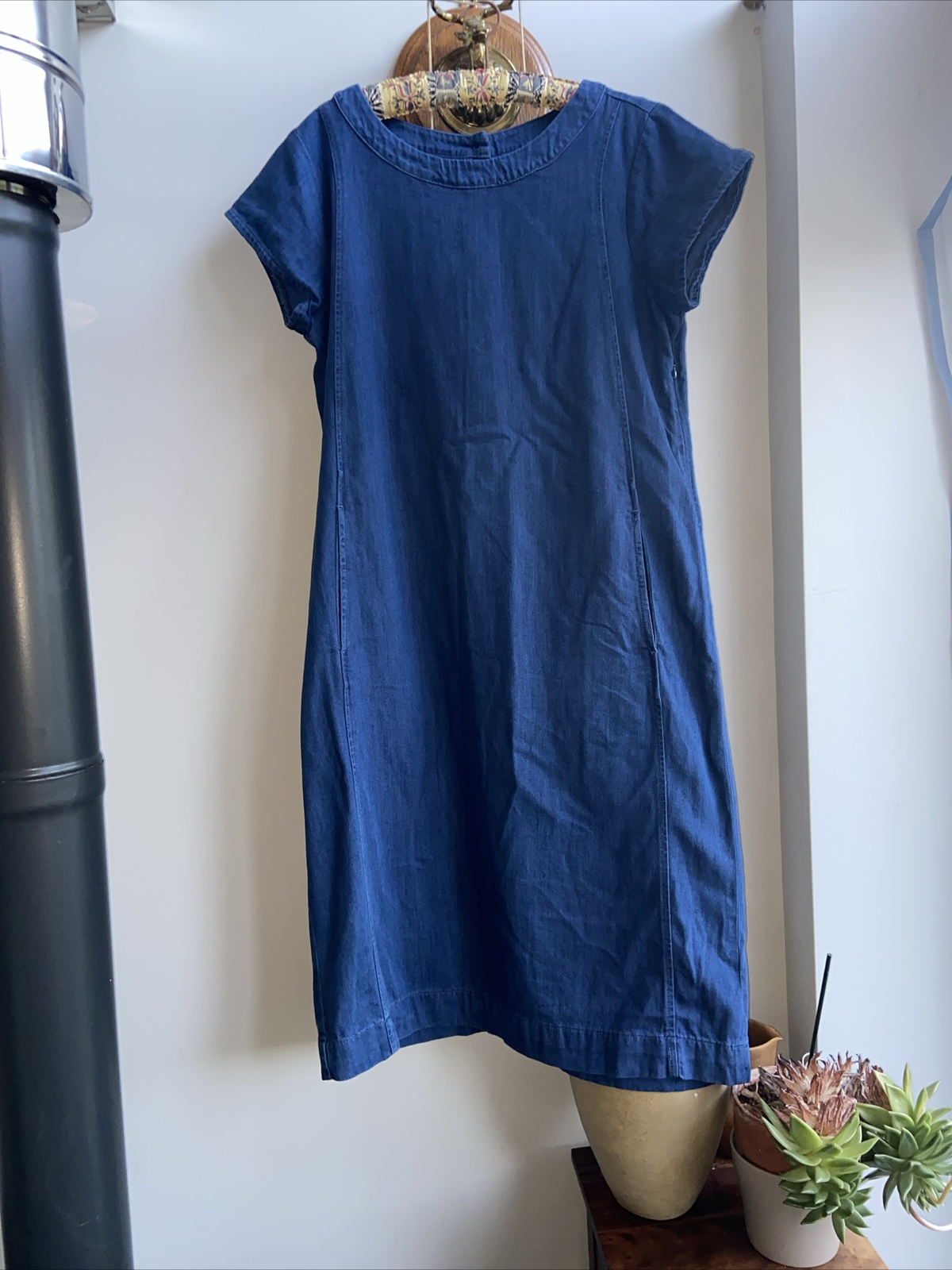 SEASALT Dark Indigo Dye Pure Cotton Gilstone Dress Sizes 14 RRP eBay