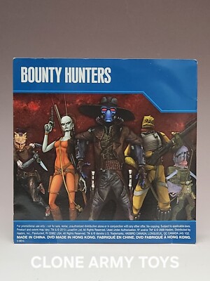 Star Wars Clone Wars Bounty Hunters DVD from Hostage Crisis Target Cad Bane OOP