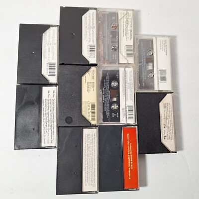 Lot of 10 Country Music Cassette Tapes Patsy Cline Pete Fountain