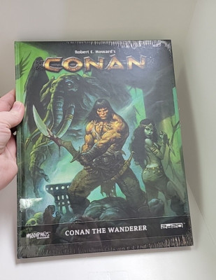 Conan RPG - Conan the Wanderer - Modiphius 2d20 system - New in Plastic