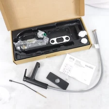 Cleveland 40051BL Slate Single Hole Single-Handle Bathroom Faucet Matte Black