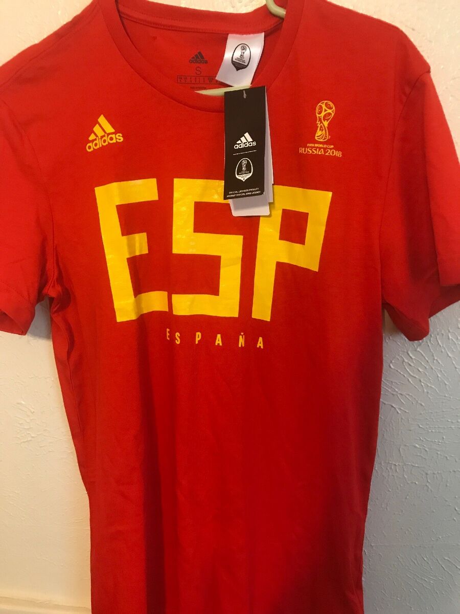 Russia 2018 World Cup ESP Espana Red Shirt Adidas Jersey Sport | eBay