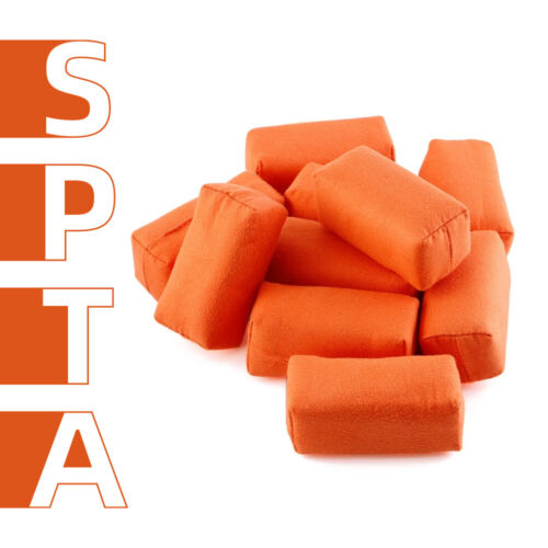 SPTA Orange Car Coating Sponge Glass Nano Wax Coat Applicator Polish Pads Kit - 第 1/8 張圖片
