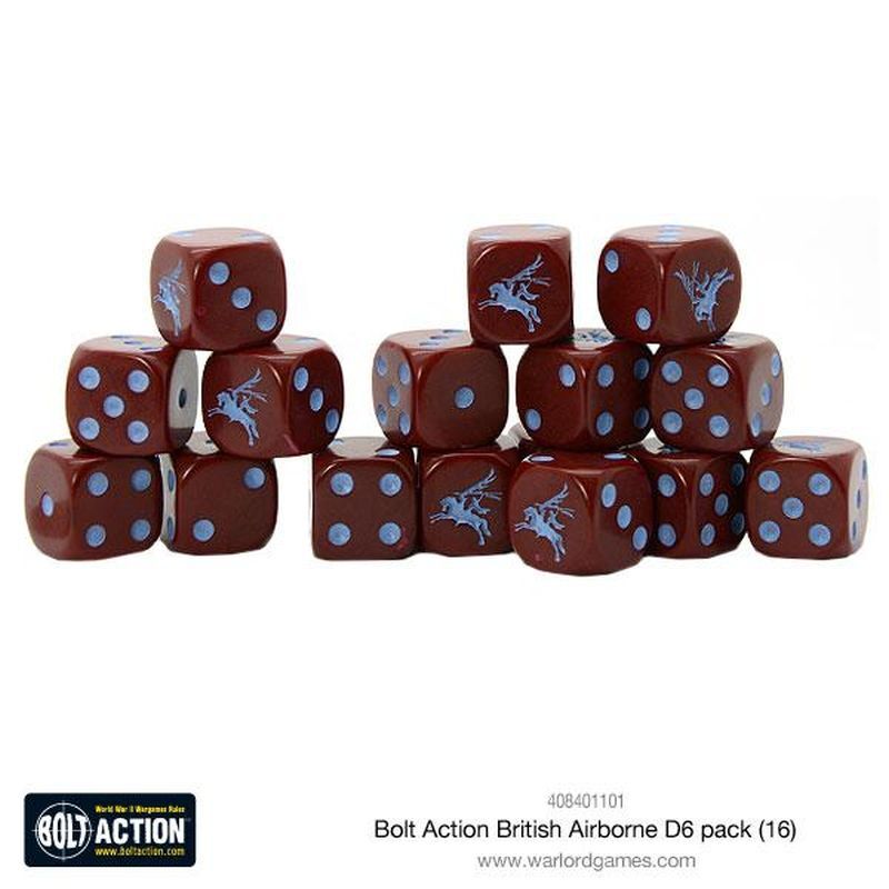 Thumbnail - British Airborne D6 Dice Würfel Bolt Action Walord Games Neu/ovp
