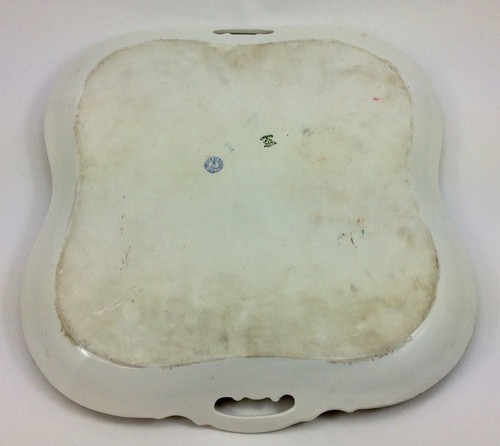 A.LANTERNIER Antique LIMOGES HANDLED TRAY Delicate Pink Flowers VANITY/SERVING - Picture 4 of 5