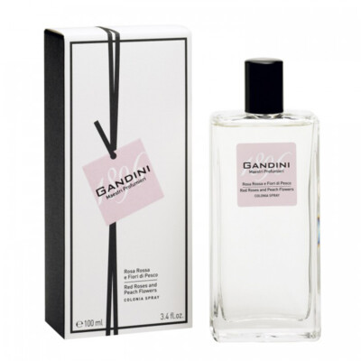 GANDINI 1896 RED ROSE AND PEACH FLOWERS - RED ROSES AND PEACH FLOWERS 100ML ...