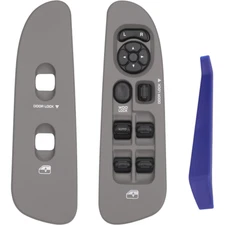 Window Control Switch +Tan Bezel 3PCS 5HZ72XDVAB for 02-09 Dodge Ram 1500-3500