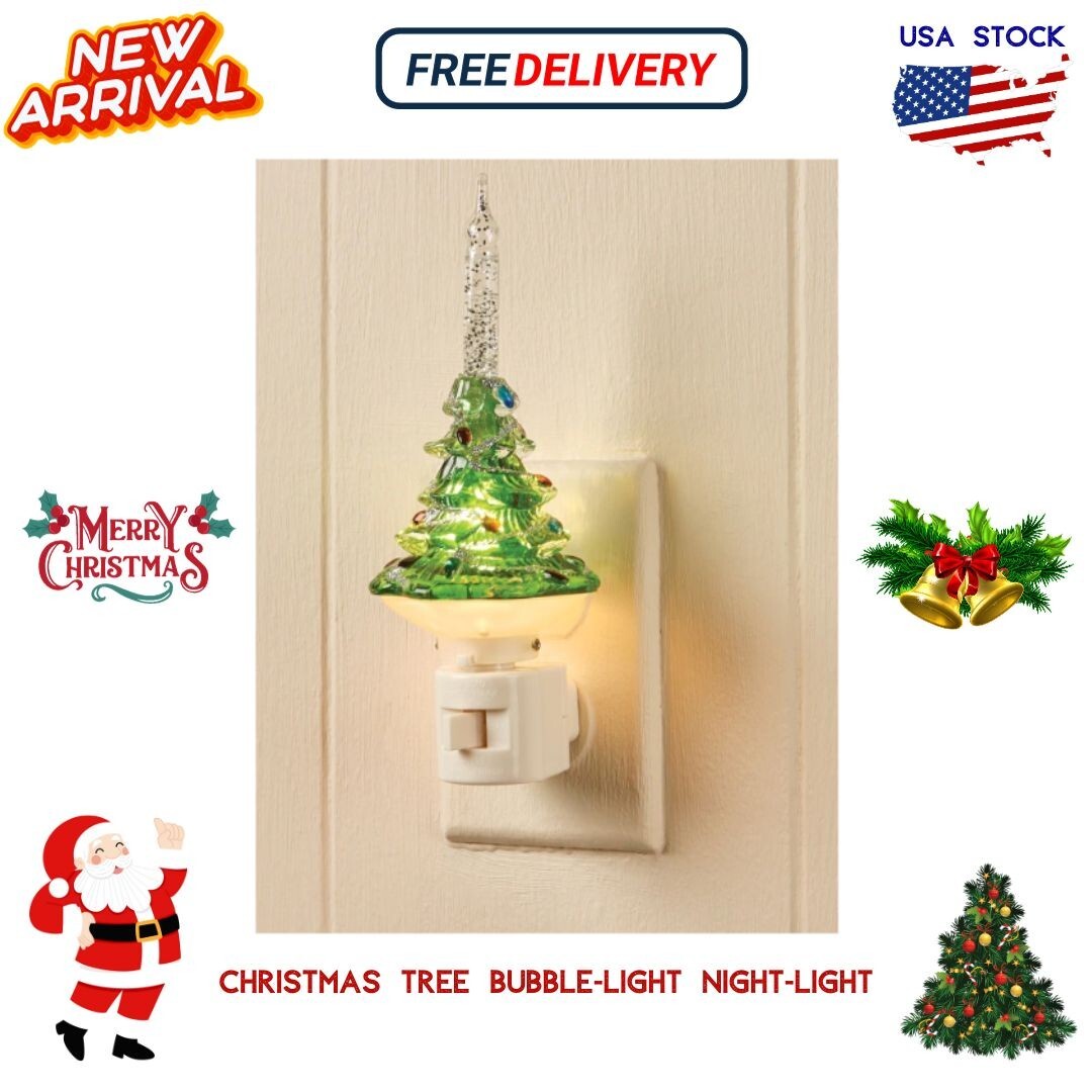 Christmas Tree BubbleLight NightLight, Decorative Lighting eBay